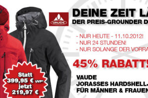 Bergfreunde Angebot: Vaude Jorasses Hardshelljacke