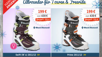 Bergzeit Angebot: Black Diamond Prime Skistiefel