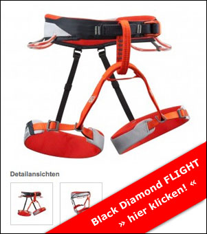 Klettergurt Testsieger: Flight von Black Diamond