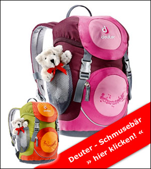 Deuter Schmusebär - der Kinderrucksack eingebautem Schmusetier OutdoorShopper