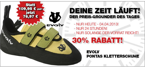 Evolv Pontas Kletterschuhe mit 30% Rabatt 