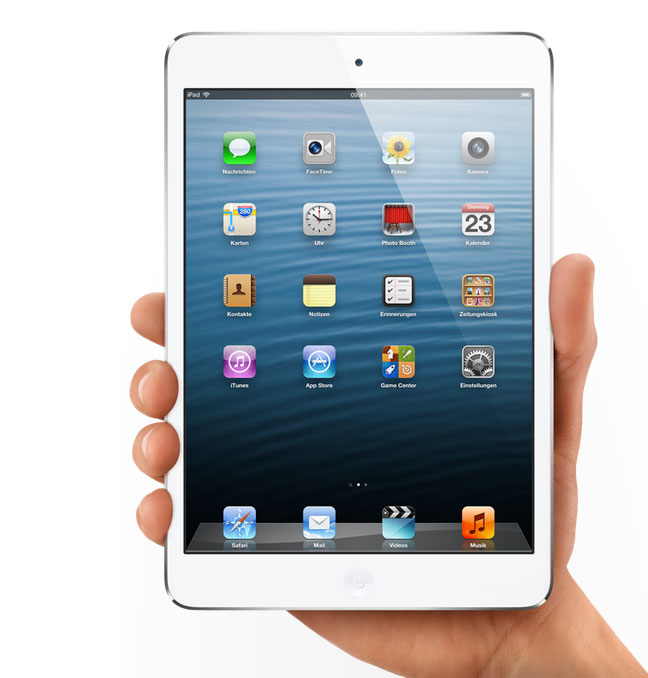Das neue iPad mini ist ideal für unterwegs