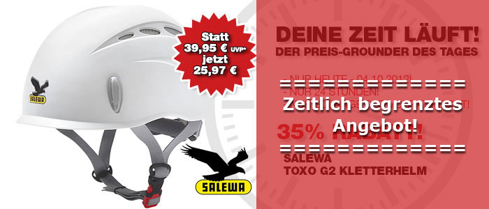 Kletterhelm Salewa Toxo G2 mit 35% Rabatt