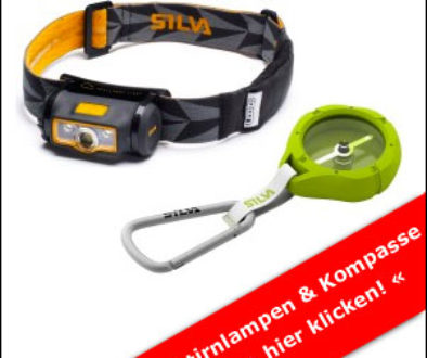 Kompass und Stirnlampe von Silva