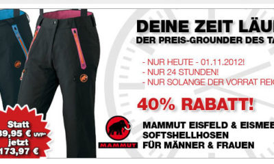 Mammut Softshellhose Eiger Extreme im Angebot