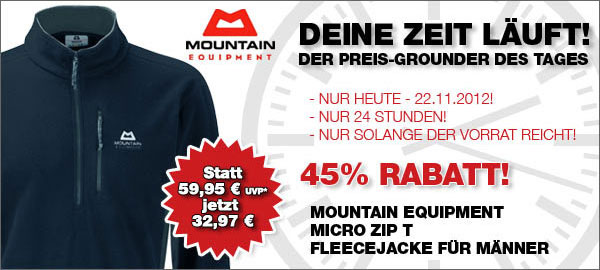 Mountain Equipment Fleecejacke für Männer mit 45% Rabatt