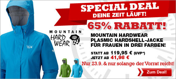 Damen-Hardshelljacke von Mountain Hardwear im Angebot bei Bergfreunde.de