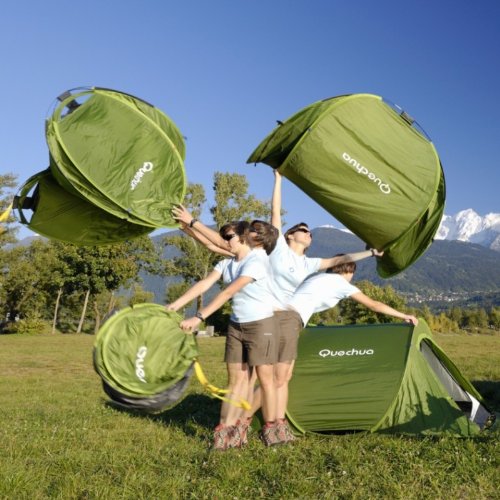Quechua Sekundenzelte - für 1 bis 4 Personen