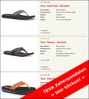 Teva Zehensandalen: Die perfekten Begleiter für entspannte Outdoor Trips