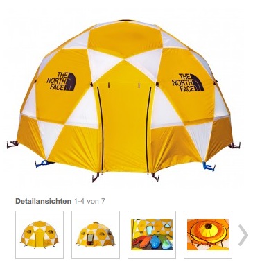 The North Face 2-Meter Dome - Expeditionszelt für 8 Personen